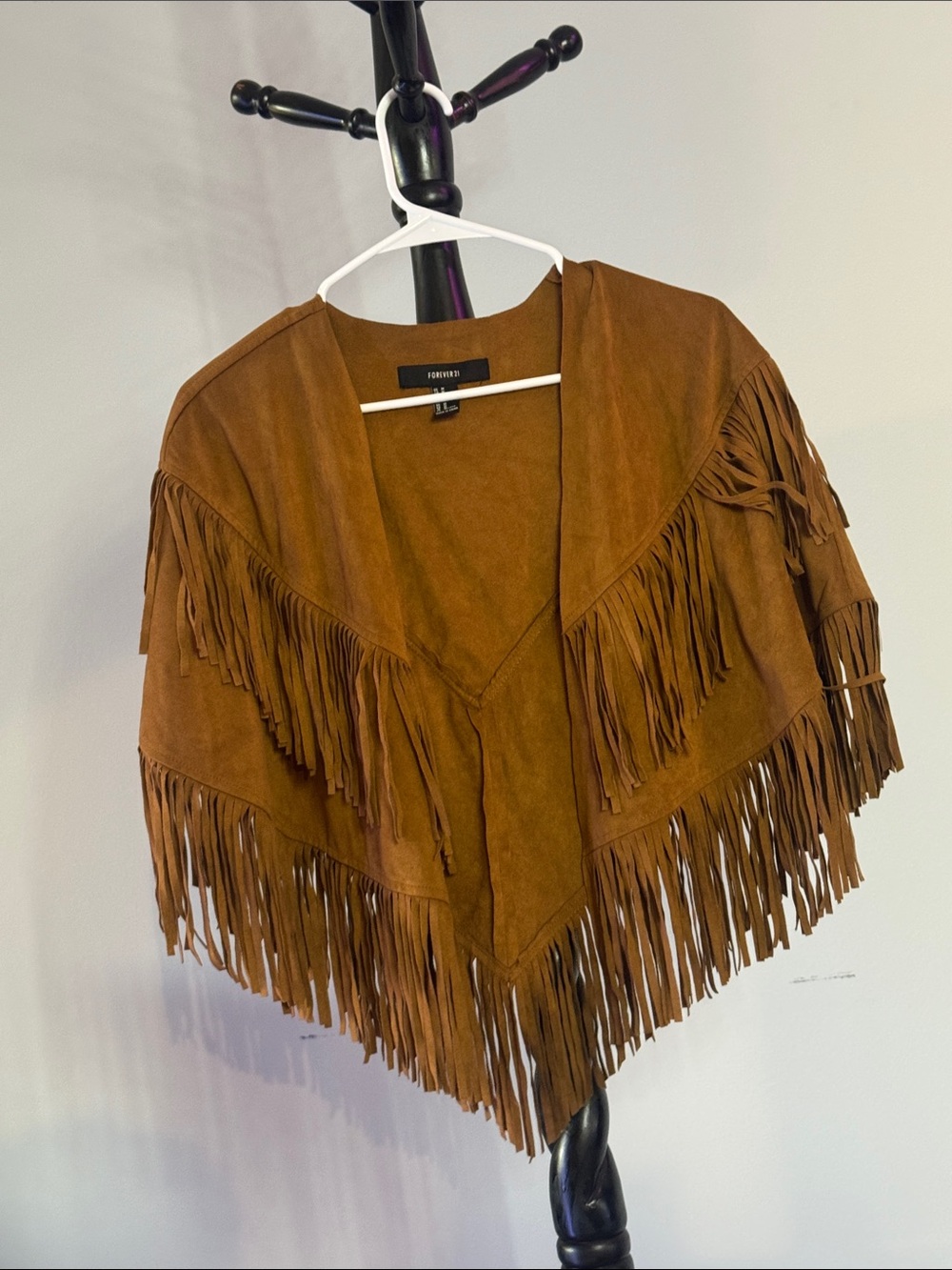 Let’s Rodeo - Brown Fringe Cape